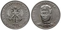 Polska, 20 złotych, 1977