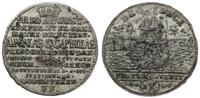 grosz 1717 IGS, Drezno, moneta wybita z okazji ś