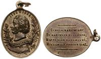 Polska, Adam Mickiewicz - owalny medalik pamiątkowy z uszkiem