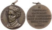 Włochy, Adam Mickiewicz - medal pamiątkowy z uszkiem, 1955