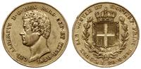 20 lirów 1840, Genua, złoto 6.43 g, Fr. 1143