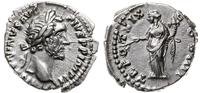 denar 155-156, Rzym, Aw: Głowa cesarza w wieńcu 
