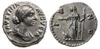 denar 161-164, Rzym, Aw: Popiersie cesarzowej w 