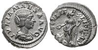 denar 218-220, Rzym,  Aw: Popiersie Julii w praw