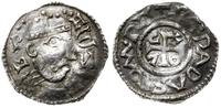 denar 1039-1042, Popiersie króla w prawo / Krzyż