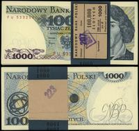 1.000 złotych 1.06.1982, seria FU, paczka 100 sz