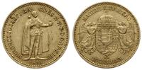 10 koron 1893 KB, Kremnica, złoto 3.37 g, Fr. 25