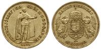 10 koron 1894 KB, Kremnica, złoto 3.37 g, Fr. 25