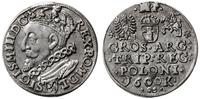 trojak 1600, Kraków, popiersie króla w lewo, z t