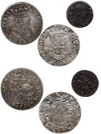 lot 3 monet, szóstak 1662, szóstak 1663 oraz sze