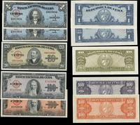 Kuba, zestaw: 2 x 1 peso, 1 x 20 peso, 2 x 100 pesos