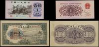 Chiny, zestaw: 1.000 yuanów 1949 i 1 jiao 1962