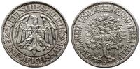 5 marek 1932 D, Monachium, Dąb, moneta czyszczon