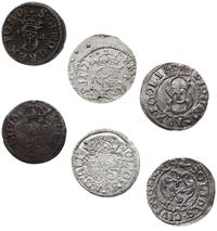 lot 3 monet; szeląg Wilno 1614 i 1617 oraz Ryga 