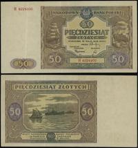 50 złotych 15.05.1946, seria H, numeracja 622490