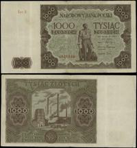 1.000 złotych 15.08.1947, seria A, numeracja 484