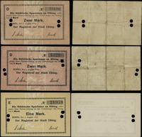 Prusy Zachodnie, zestaw: 1 i 2 x 2 marki, 5.08.1914