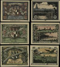 Prusy Wschodnie, zestaw: 10, 25 i 50 fenigów, 1921