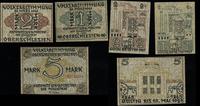 Śląsk, zestaw: 1, 2, 5 marek, 16.03.1921