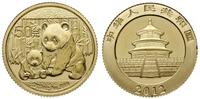 50 juanów 2012, Misie panda, złoto próby '999', 