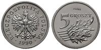 Polska, 5 groszy, 1990