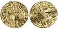 dukat 1543, Klagenfurt, złoto 3.44 g, gięty, rza