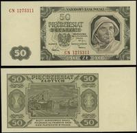50 złotych 1.08.1948, seria CN, numeracja 127531