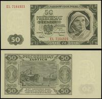 50 złotych 1.08.1948, seria EL, numeracja 716492