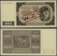 500 złotych 1.07.1948, seria CC, numeracja 21925