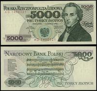 5.000 złotych 1.06.1982, seria AD, numeracja 140