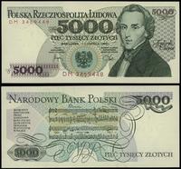 5.000 złotych 1.06.1982, seria DM, numeracja 346