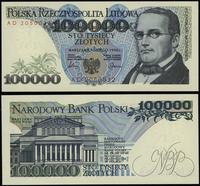 100.000 złotych 1.02.1990, seria AD, numeracja 2