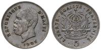 5 centimes 1905, prezydent Pierre Nord Alexis, m