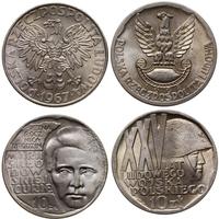zestaw: 10 złotych 1967 i 10 złotych 1968, Maria