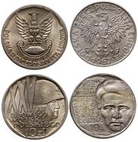 zestaw: 10 złotych 1967 i 10 złotych 1968, Maria