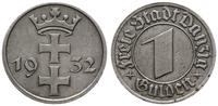 1 gulden 1932, Berlin, moneta czyszczona, Parchi