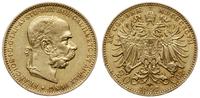 20 koron 1897 , Wiedeń, złoto 6.76 g, Fr. 504