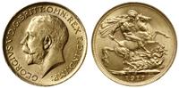 funt 1917/S, Sydney, złoto 7.97 g, Fr. 38, Seaby