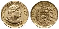 1/5 libry 1966, Lima, złoto 1.60 g, pięknie zach
