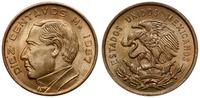 10 centavos 1957, Meksyk, brąz, pięknie zachowan