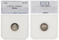 Kanada, 5 centów, 1920