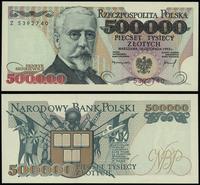 500.000 złotych 16.11.1993, seria Z, numeracja 5