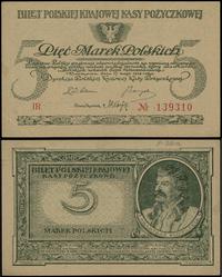 5 marek polskich 17.05.1919, seria IR, numeracja