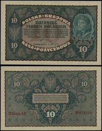 10 marek polskich 23.08.1919, seria II-AZ, numer