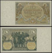 10 złotych 20.07.1929, seria FA, numeracja 58552