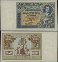 20 złotych 20.06.1931, seria DT, numeracja 58417
