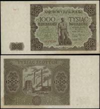 1.000 złotych 15.07.1947, seria F, numeracja 414