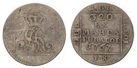 1 grosz srebrem 1767/ F.S., Warszawa