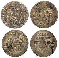 półzłotki  1766 i 1767, Warszawa, razem 2 monety