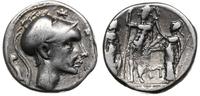 denar 112-111 pne, Rzym, Aw: Głowa Marsa w prawo